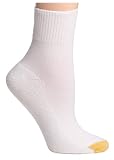 Gold Toe Womens Everyday Ribs Athletic Crew Sock, 3-Pack, size 9-11