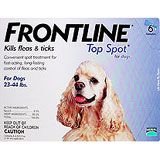 Frontline Top Spot 23-44-lbs 6 Doses (blue) (Six Dose (6-applications))