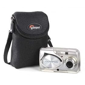 Lowepro D-Res 8 Compact Camera Pouch - Black/Silver