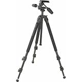 Sunpak PRO 523PX2 Carbon Fiber Tripod with Pistol Grip QR Ball Head, Maximum Height: 64.25″, Load Capacity: 6.1 lbs.