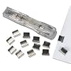 Rapesco Supaclip 60 Dispenser with 8 Clips for 60 Sheets of 80gsm Stainless Steel Ref RC6008SS