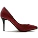 Ollio Women's Shoe D'Orsay High Heel Pointed Toe Simple Pump