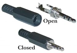 3.5mm Stereo Male Plastic Connector