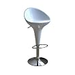 2 White Adjustable Barstools By Wholesale Interiors