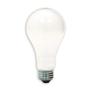GE 10429 150 watt A19 Incandescent Light Bulb, 12-Pack