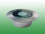2 X Solar Round Recessed Deck Dock Patio Light