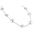 Ferroni Linked Heart Necklace 16"+2" Ferroni Linked Heart Necklace 16"+2"