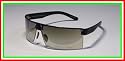 NEW & AUTHENTIC PORSCHE DESIGN 8431 B BRAND NAME MIRRORED LACK ARMS BROWN LENSES DRIVING HALF-RIM/HALF-RIMLESS SUNGLASSES - mens - makes a great gift