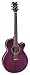 Dean Performer Mini Jumbo Acoustic/Electric Cutaway Guitar w/Tuner Pre Amp Trans Purple