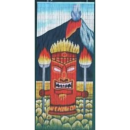 Tiki Idol Beaded Curtain by Bamboo Art Curtain