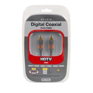 Belkin AM20101-03 3-foot Digital Coaxial Audio Cable