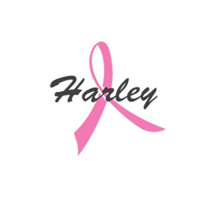 Harley Pink Ribbon Cancer Survivor Support Car Truck Vehicle Bumper Helmet Decal Sticker Wall Art Laptop Phone Design Skin Stickers