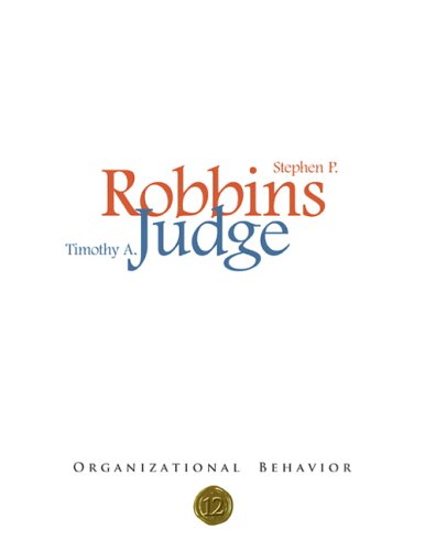 image of Organizational Behavior (12th Edition) 12th edition