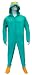 Phineas And Ferb Perry The Platypus Footie Onesie Pajamas with Hood