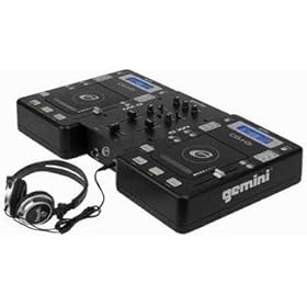 Gemini Disco Mix 5.0 DJ System (with DJ CD Players, Mixer, Headphones and Case)