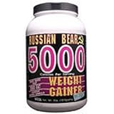 Vitol Products - Russian Bear 5000 Weight Gainer - Ice Cream Vanilla, 4 lb powder