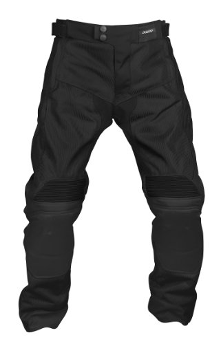 Pilot Men's Omni Air Mesh Motorcycle Over pants (Black, Large)
