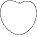 Amor Unisex-Halsband Edelstahl 45 cm 362320