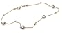 14k Yellow and White Gold Italian Heart Anklet, 9.5"