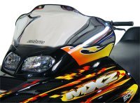 SD ZX 99-06 Low Chrome W/ Flame Graphics Cobra Windshield