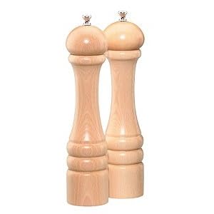 Chef Specialties 10202 10 Inch - 26cm Imperial Natural Pepper Mill Salt Mill Set