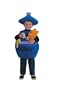 Disney Winnie The Pooh All-In- One Costume & Trick -Or -Treat Candy Bag Size 2-4