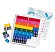 RAINBOW FRACTION TILES W/ 51 PCS