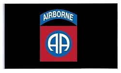 3' x 5' 82nd Airborne Logo Polyester Flag