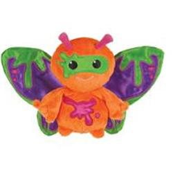 Webkinz Plush Zumbuddy Zami Orange With Green Wings