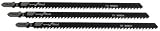 BOSCH T744D3 7-Inch 6 TPI Wood Cut Jig Saw Blade - 3 Pack