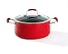 Hamilton Beach 92325 Nonstick Signature 5 Quart Covered Dutch Oven, Red