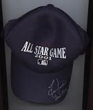 2001 All Star Game @ Se Hat Lou Pinella Auto B & E Holo - Men's NHL Fitted And Stretch Hats