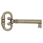 Skeleton Key Blank Antique Brass
