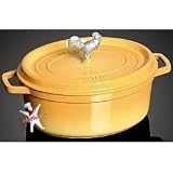 Coq au Vin Cocotte, 6 qt., Yellow