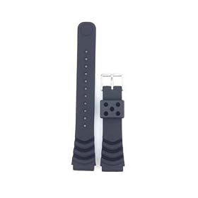 Seiko Rubber Watch Band Curved Line 22mm for Divers Model