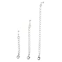Necklace Bracelet Extender Set - Silver Tone - 3 Pcs Total