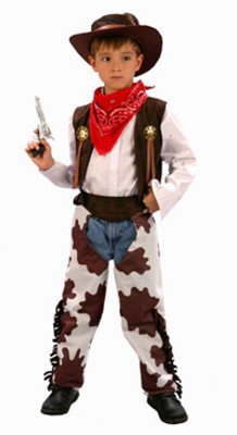 Childrens Toyshop  Toys : Cowboy Fancy Dress Costume Age 7-9
