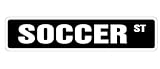 SOCCER -Street Sign- soccer team player ball signs gift SOCCER -Street Sign- soccer team player ball signs gift