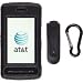 AT&T (322726) LG Vu 322726 Leather Clip-on Case - Black