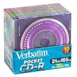 Verbatim 10PK POCKET CDR 32X 21MIN 185MB ( 94335 )