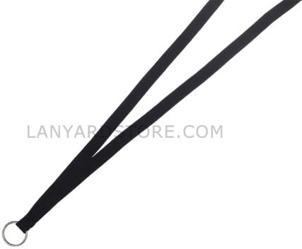 3/8" Ribbon Style Lanyards with 1" Split Ring Attachment (Qty. 100)