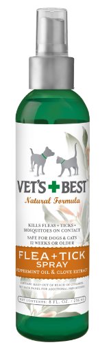 Vet's Best Natural Flea + Tick Spray, 8 oz