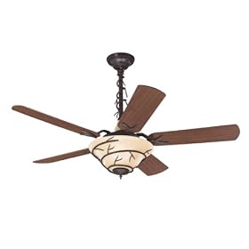 Hunter Creekside 56-Inch Five-Northern Red Oak Distressed Cherry-Blades-Ceiling Fan, Oil... by Hunter Fan Company