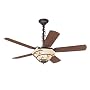 Hunter Creekside 56-Inch Five-Northern Red Oak/Distressed Cherry-Blades-Ceiling Fan, Oil Rubbed Bronze # 23813