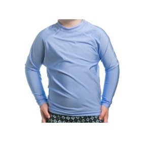 Beach Depot Toddler SPF 50+ Carolina Blue Long Sleeve Rash Guard 