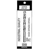 Irwin 60515 General Purpose High Speed Steel Fractional Straight Shank Jobber Length Drill Bit 15 64