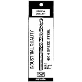 Irwin 60505 General Purpose High Speed Steel Fractional Straight Shank Jobber Length Drill Bit 5/64"