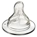 2 BABY Bottle MAM Silk Soft nipples FAST FLOW feeding