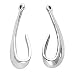 14K White Gold Earring Jacket