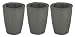 3 Pc. Jeweler's Crucibles